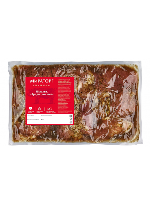 Шашлык Мираторг Традиционный из свинины ПАПРИКА